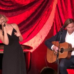 Amy Lehpamer accompanied by Tom Cooney on guitar.