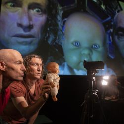 Shane Dundas, David Collins, Doug Baynes (rear)