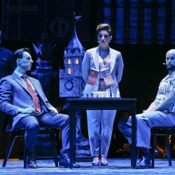 Alex Lewis, Brittanie Shipway and Mark Furze